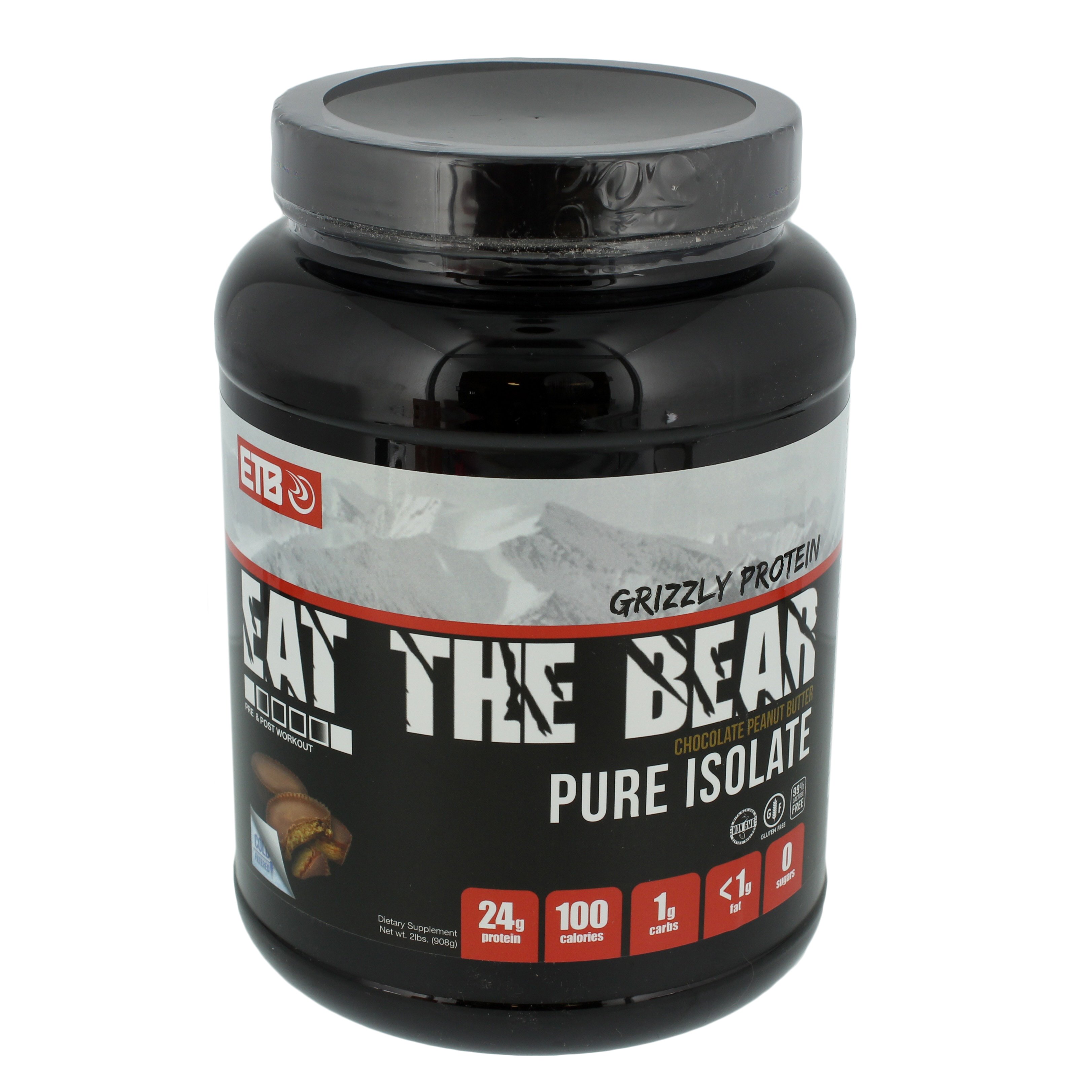 Eat The Bear Pure Whey Protein Isolate, Chocolate Peanut Butter Shop