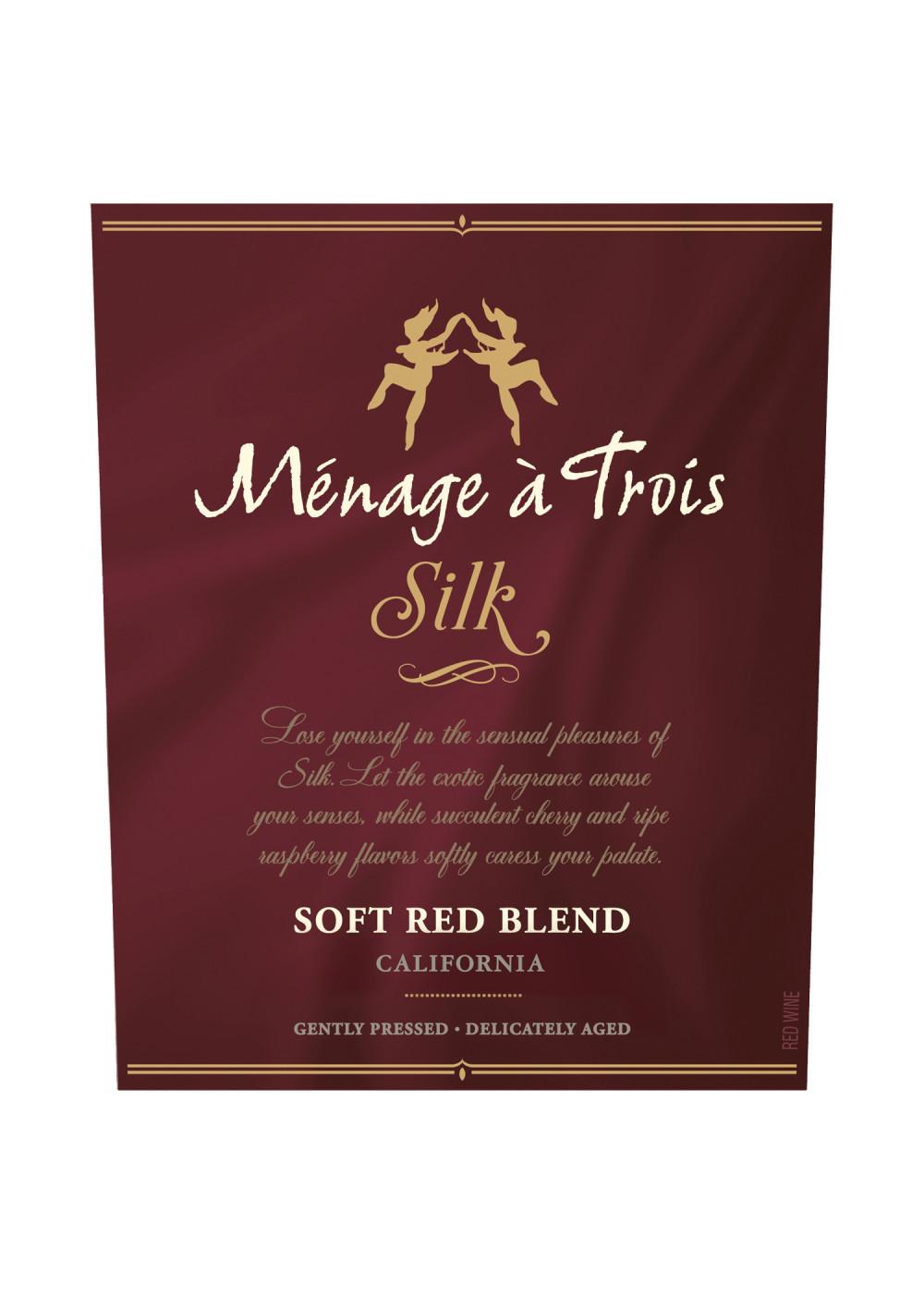 Ménage à Trois Silk Soft Red Blend Wine; image 4 of 4