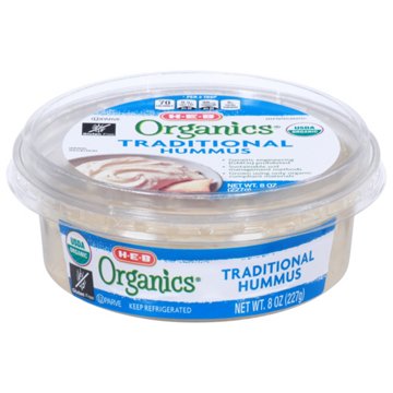H-E-B Organics Traditional Hummus, 8 oz