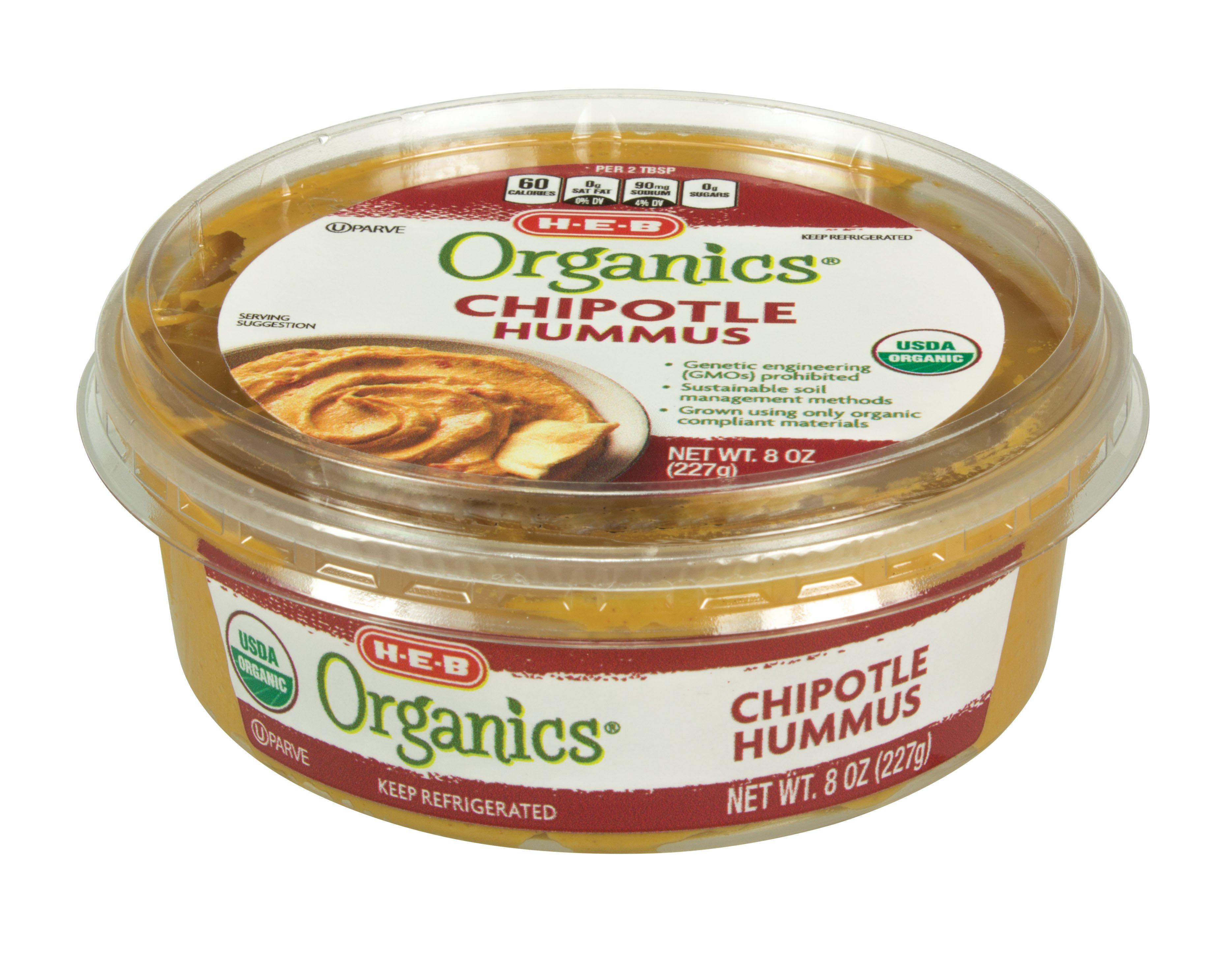 H-E-B Organics Hummus Chipotle - Shop Dip At H-E-B