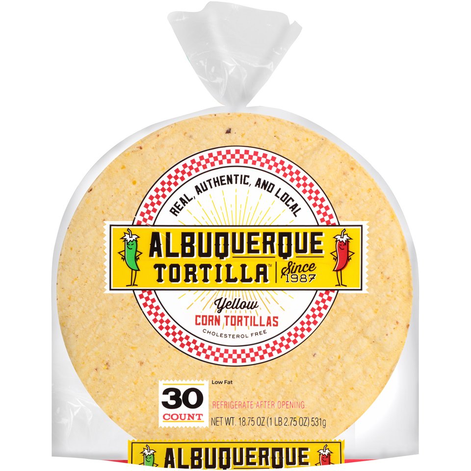 Albuquerque Tortilla Yellow Corn Tortillas Shop Tortillas at HEB