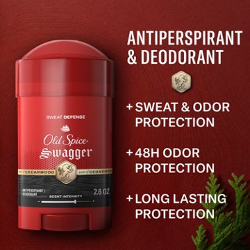 Old Spice Red Collection Deodorant for Men, Aqua Reef Scent, Aluminum Free, 3.0oz