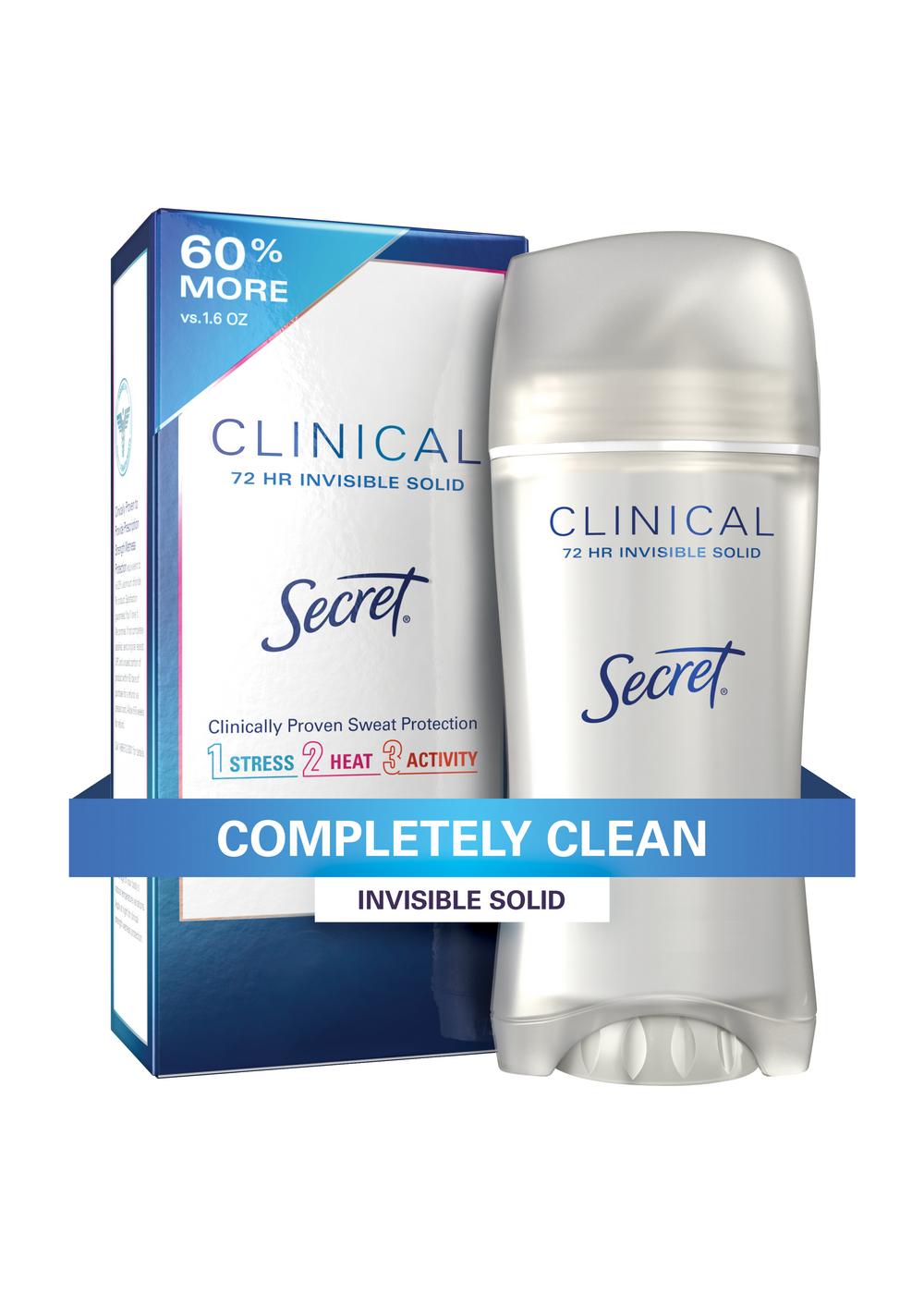 Secret Clinical Strength 48 Hr Antiperspirant Deodorant - Clean; image 4 of 8