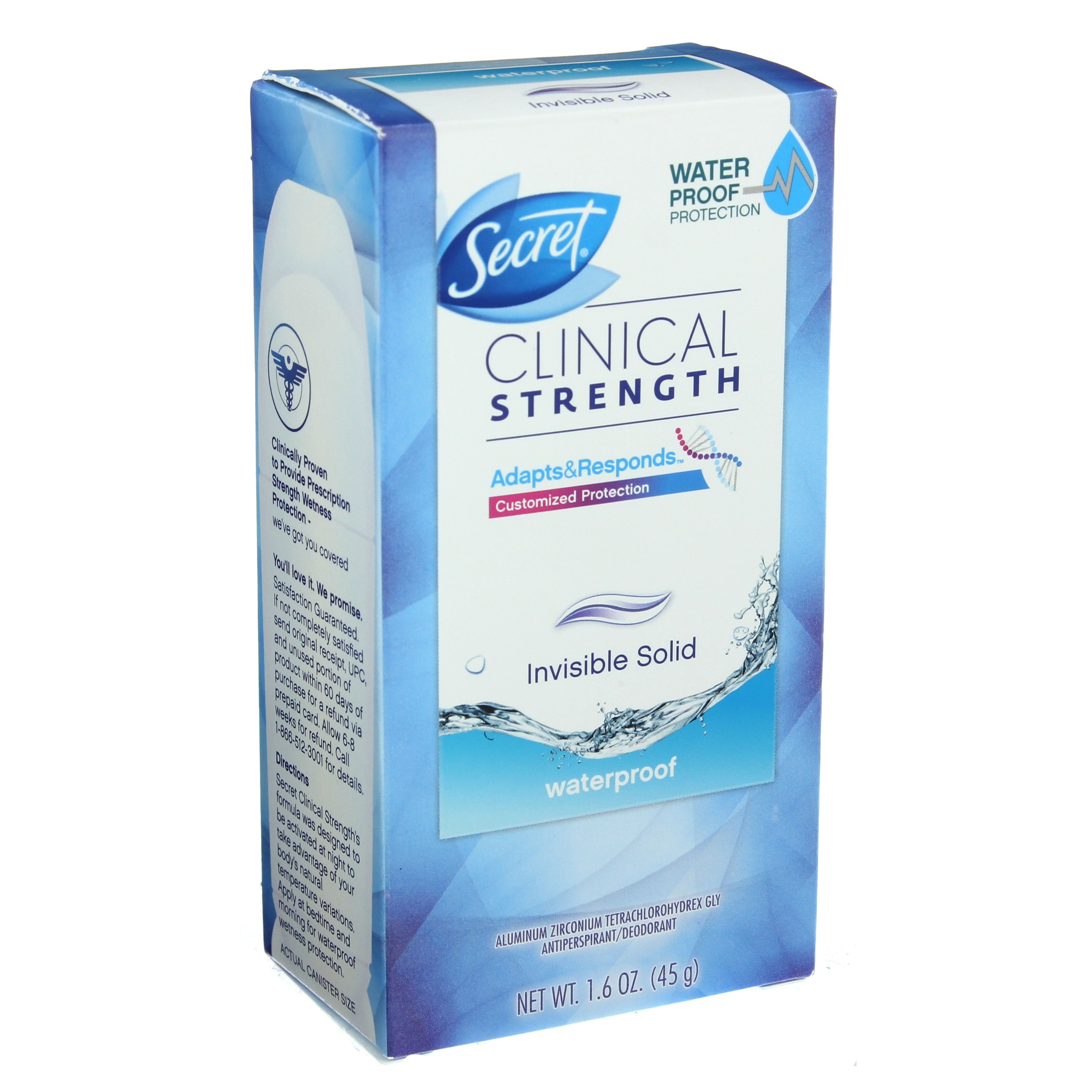 Secret Clinical Strength Antiperspirant Deodorant Travel Size edu