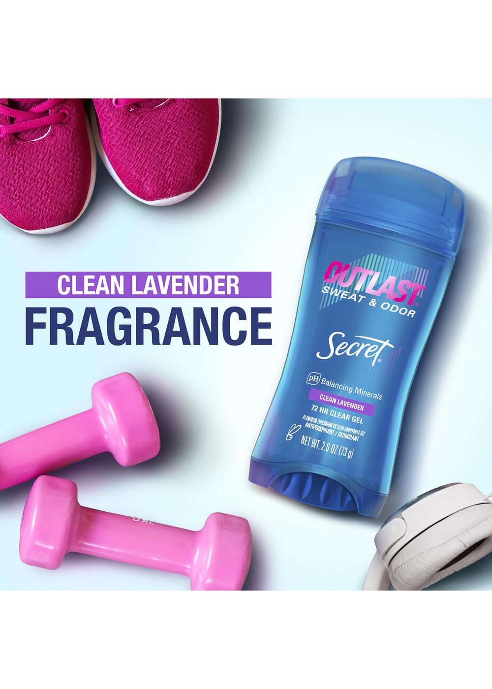 Secret Outlast 72 Hr Antiperspirant Deodorant - Lavender; image 6 of 8