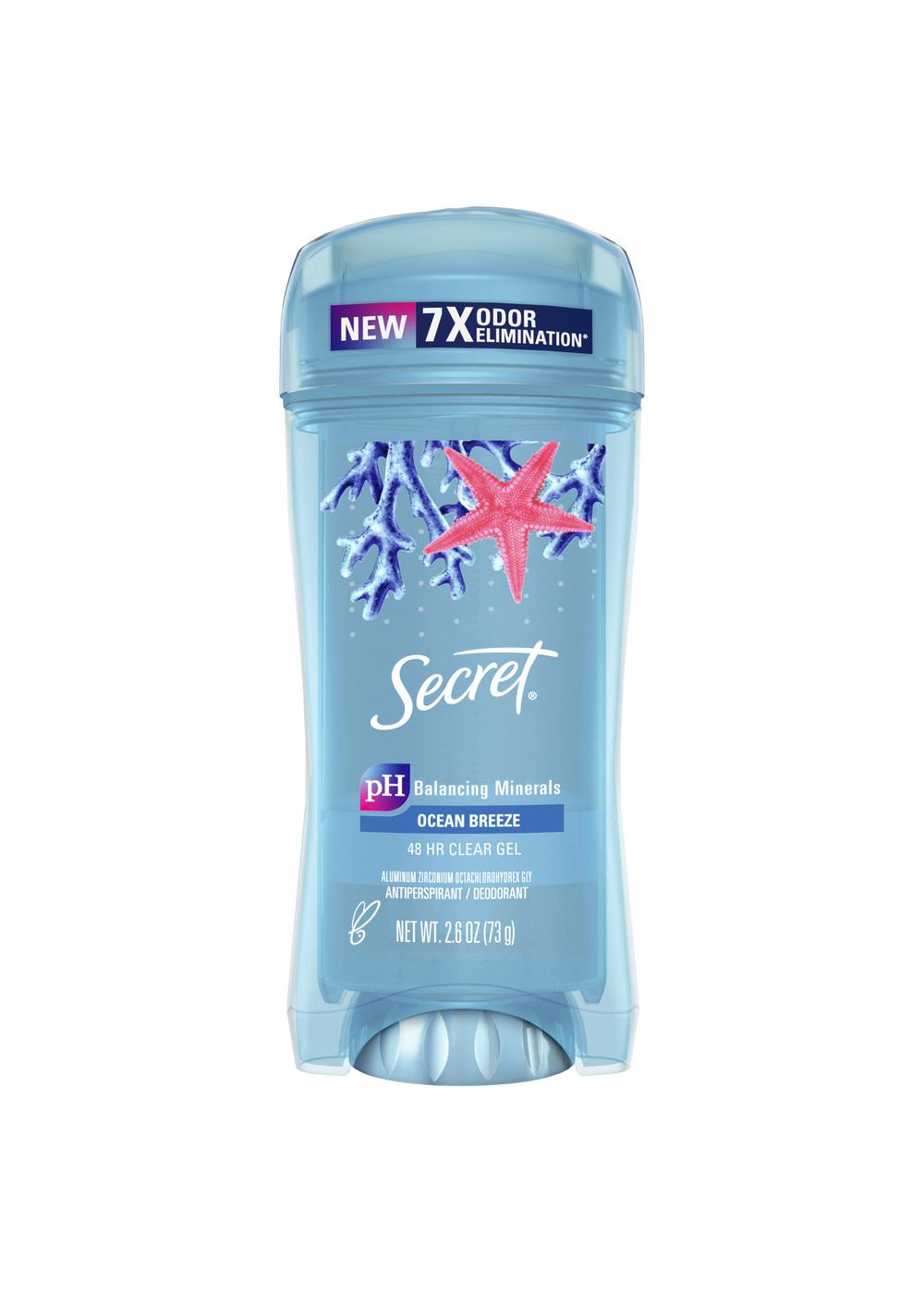 Secret 48 Hr Antiperspirant Deodorant Gel - Ocean Breeze; image 1 of 8