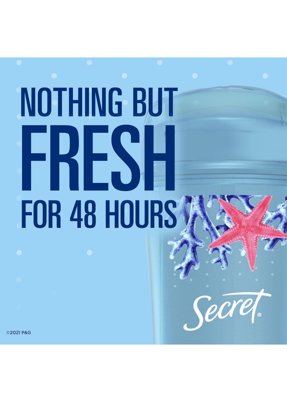 Secret 48 Hr Antiperspirant Deodorant Gel - Ocean Breeze; image 8 of 8