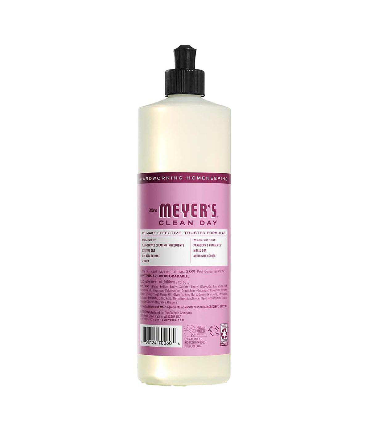 Mrs. Meyer's Clean Day Peony Scent Dish Soap; image 5 of 6