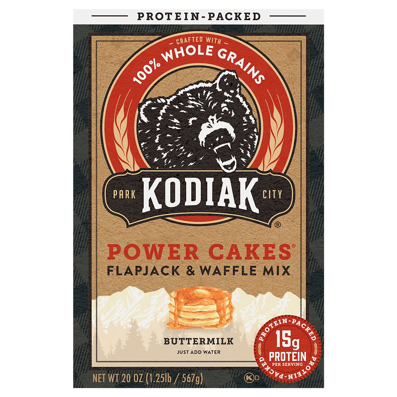 Kodiak Cakes Whole Grain Buttermilk Power Cakes Shop Pancake Mixes At H E B