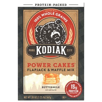 Kodiak Power Cakes 15g Protein Flapjack & Waffle Mix - Buttermilk, 20 oz