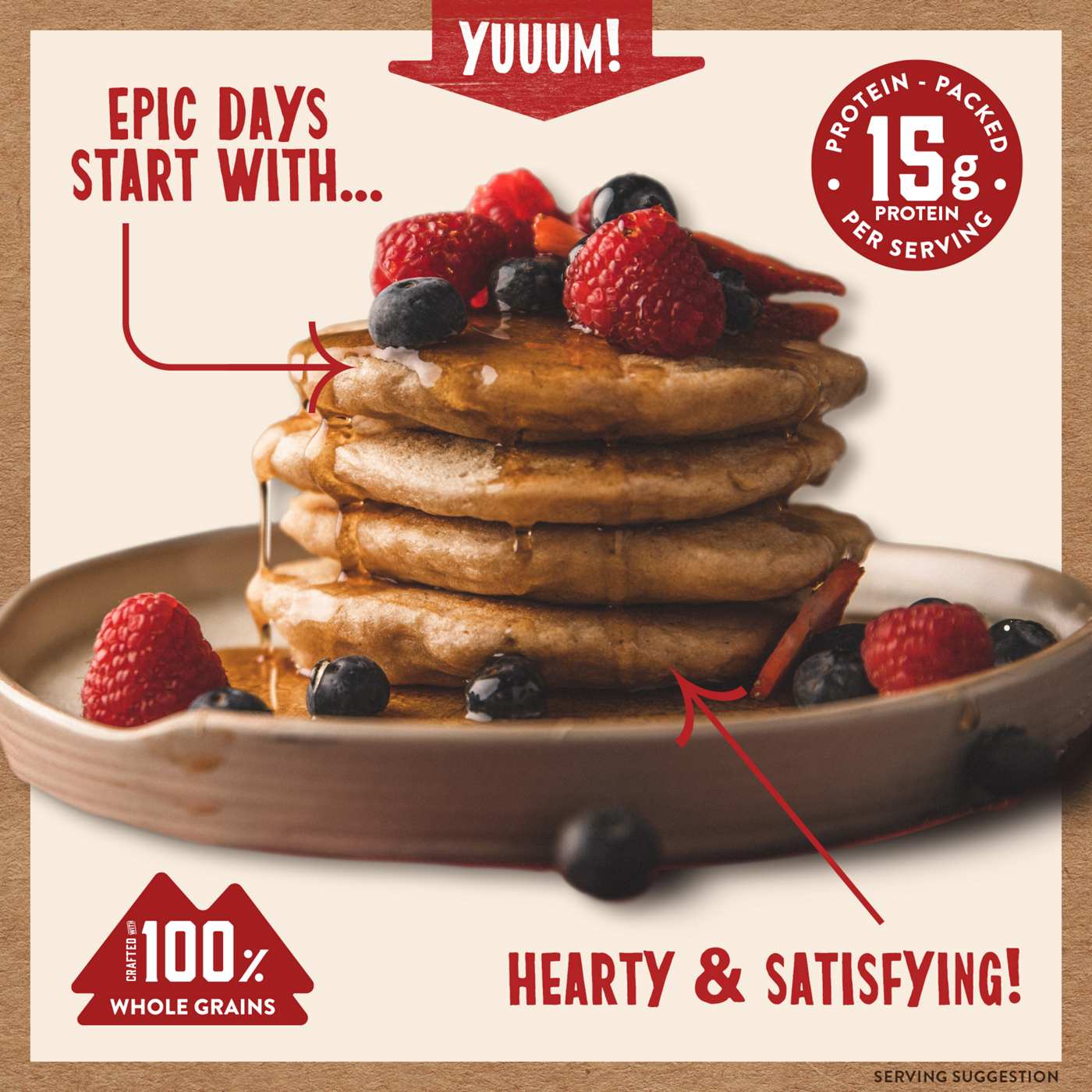 Kodiak Power Cakes 15g Protein Flapjack & Waffle Mix - Buttermilk; image 3 of 4