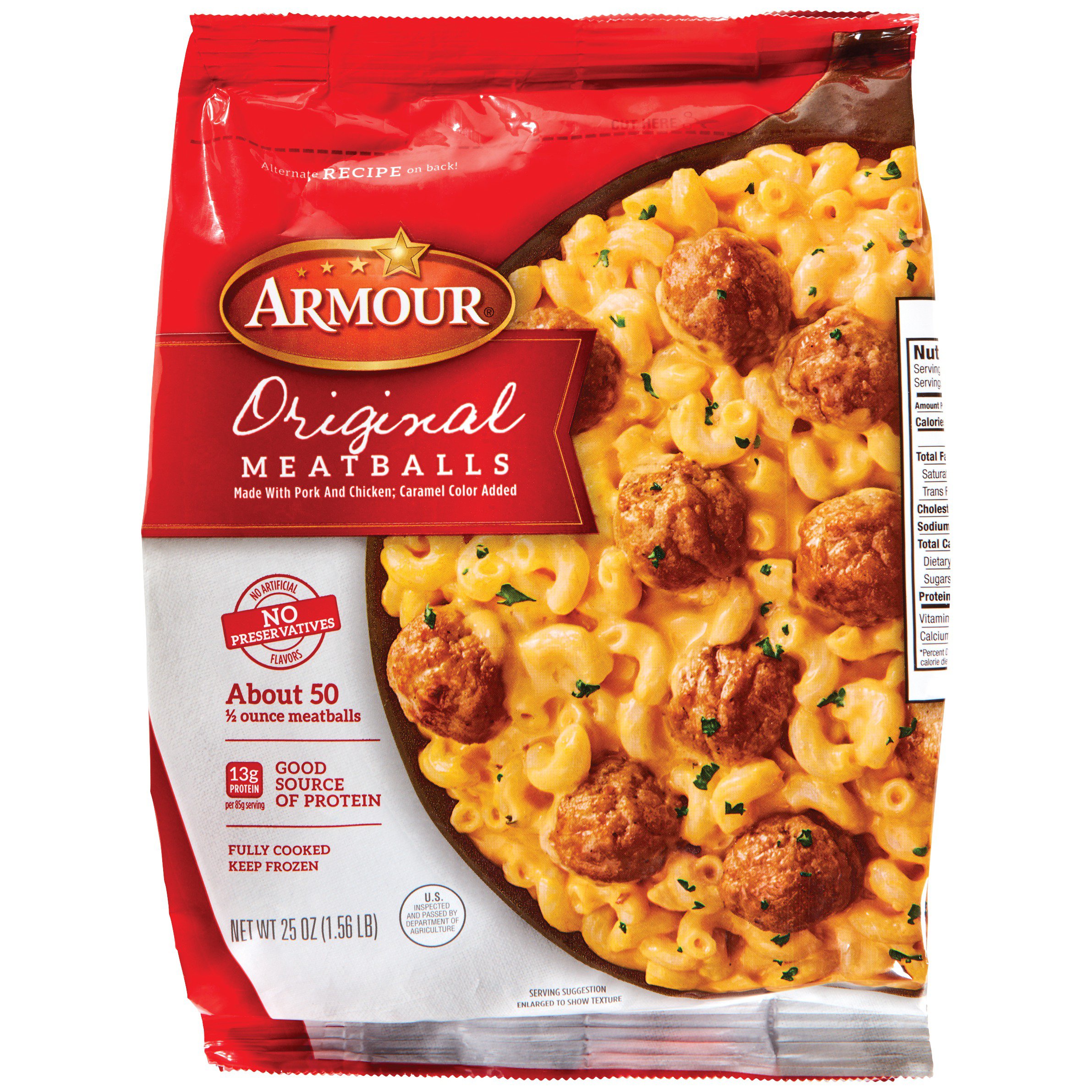 Armour Original Meatballs, Family Size Shop Meatballs at HEB