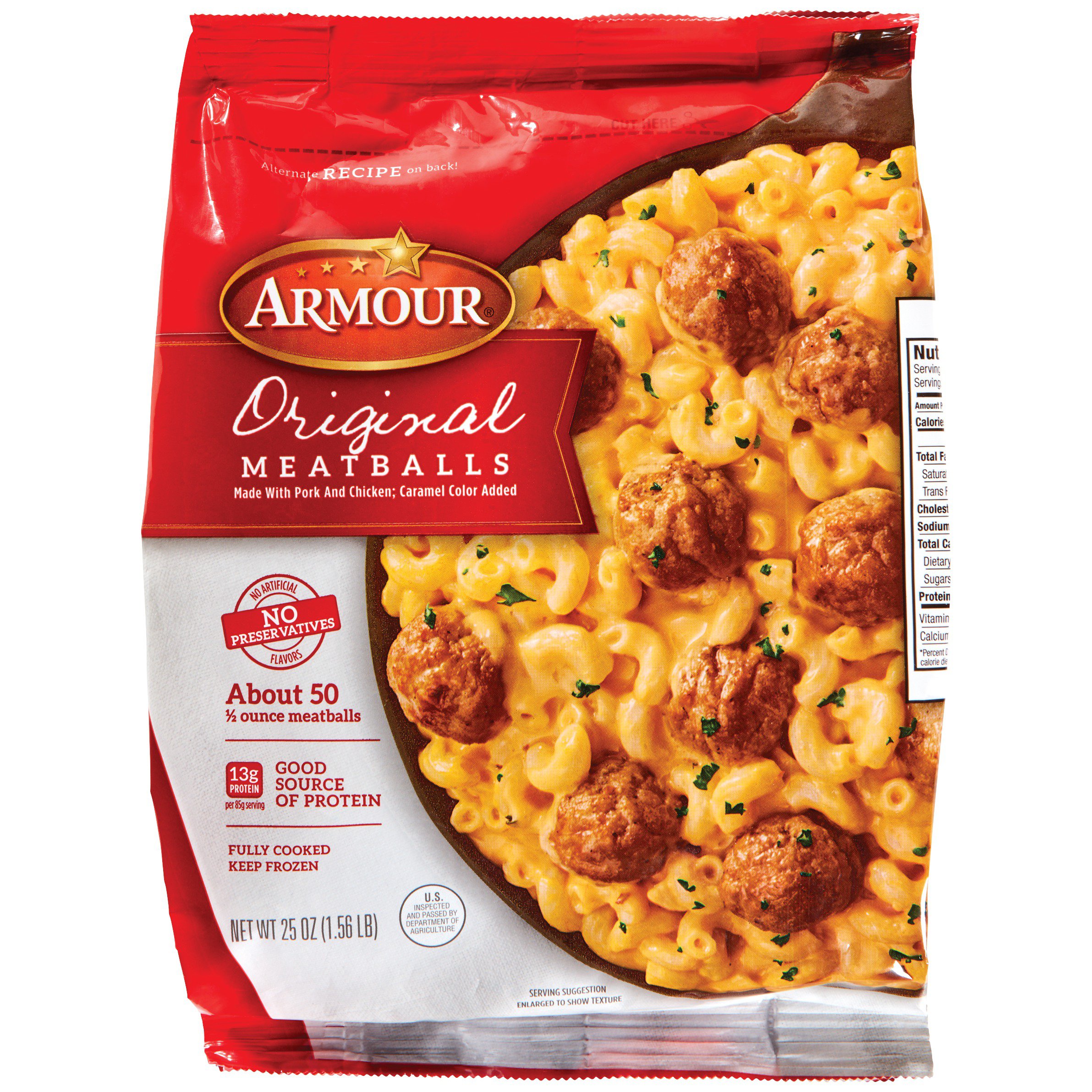 Armour Original Meatballs, Family Size - Shop Meat At H-E-B