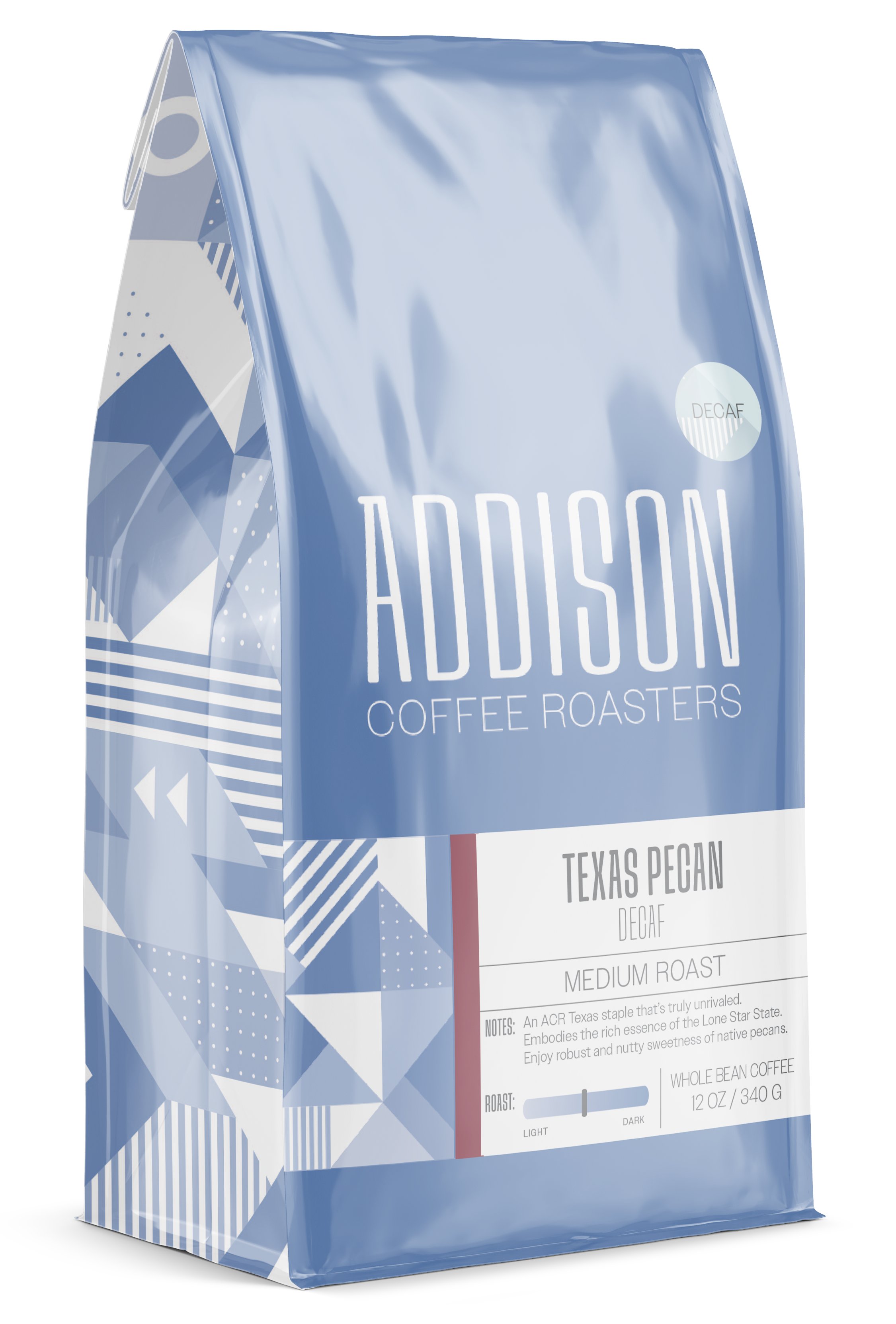 Addison Coffee Roasters Decaf Texas Pecan Whole Bean Coffee, 12 oz ...
