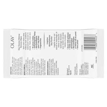 Olay Cleanse Makeup Remover Wipes - Fragrance Free, 25 ct