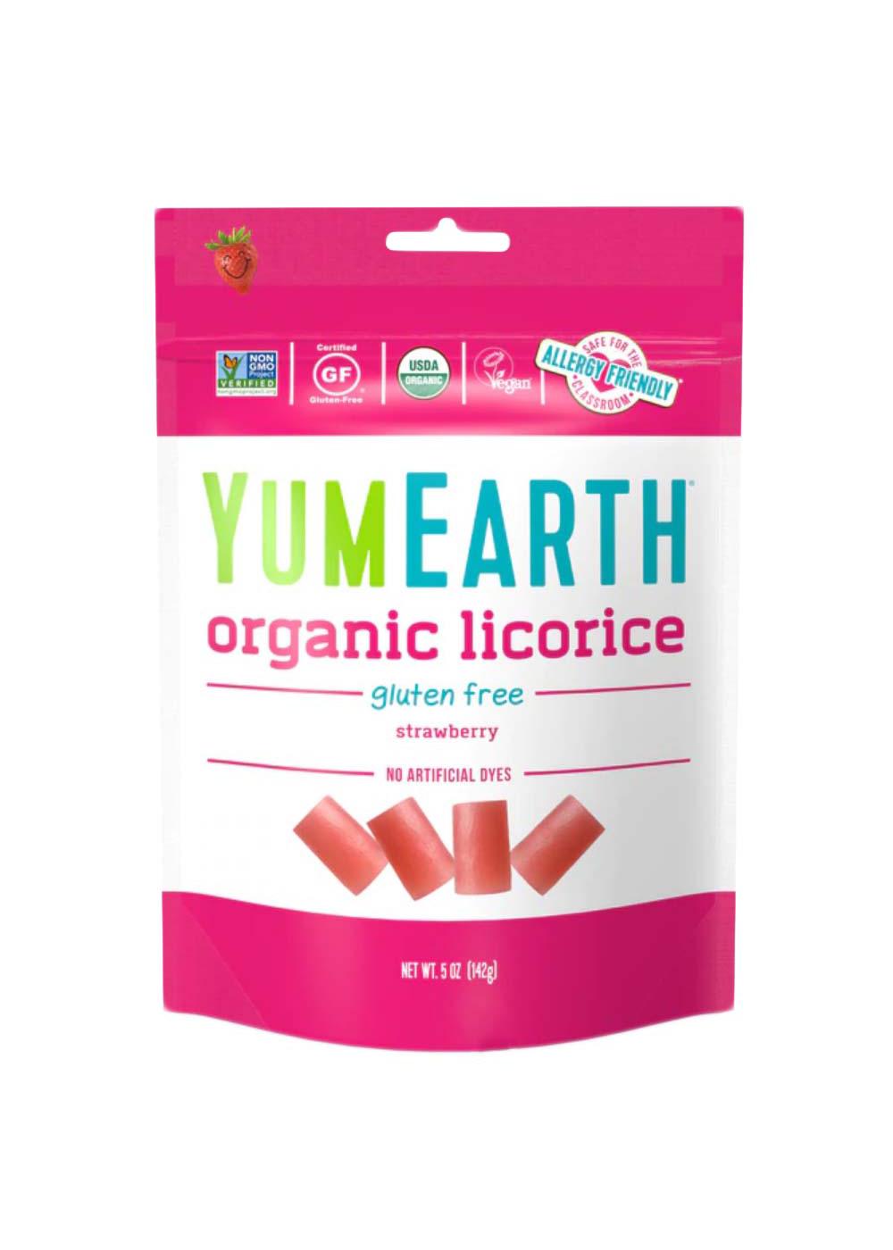 YumEarth Organic Strawberry Licorice; image 1 of 3