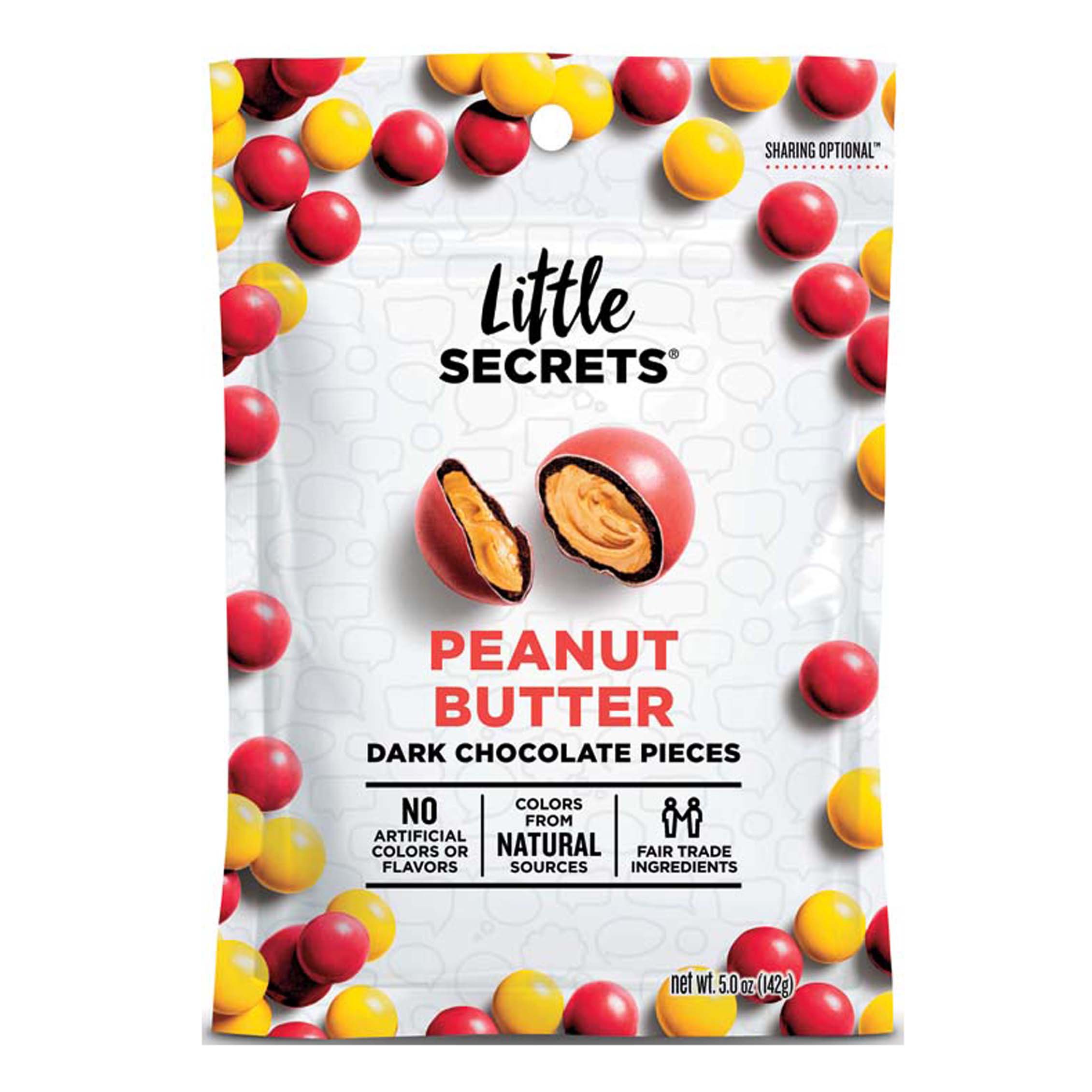 Little Secrets Dark Chocolate Peanut Butter Candies Shop Candy at HEB