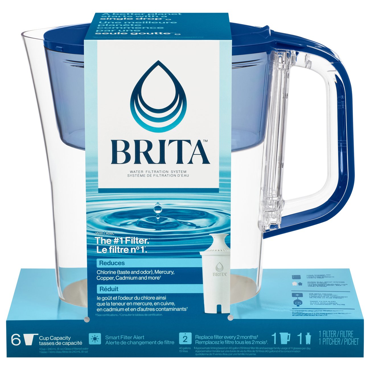 Brita Water Pitcher with Filter - Shop Water filters at H-E-B
