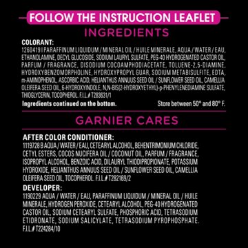 Garnier Olia Oil Powered Ammonia Free Permanent Hair Color 5.03 Medium Neutral Brown