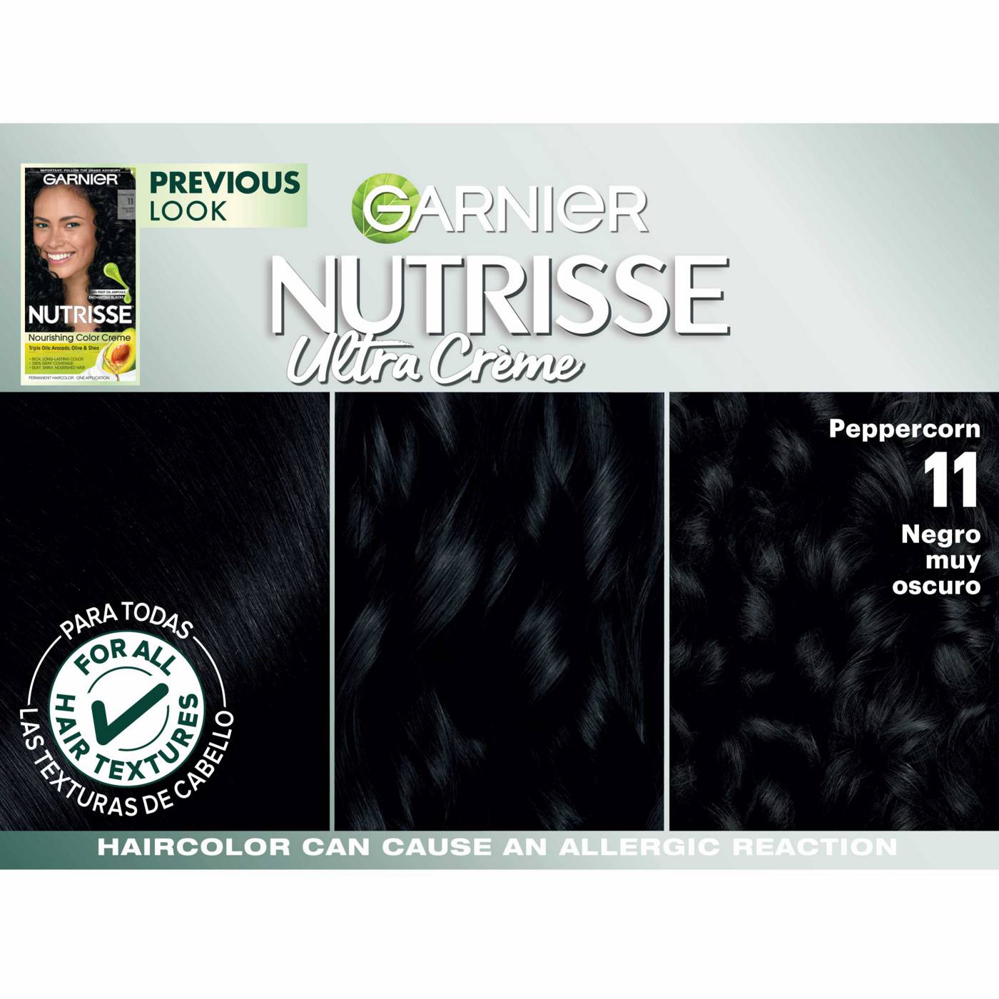 Garnier Nutrisse Ultra Crème Nourishing Permanent Color - 11 Blackest Black; image 6 of 6