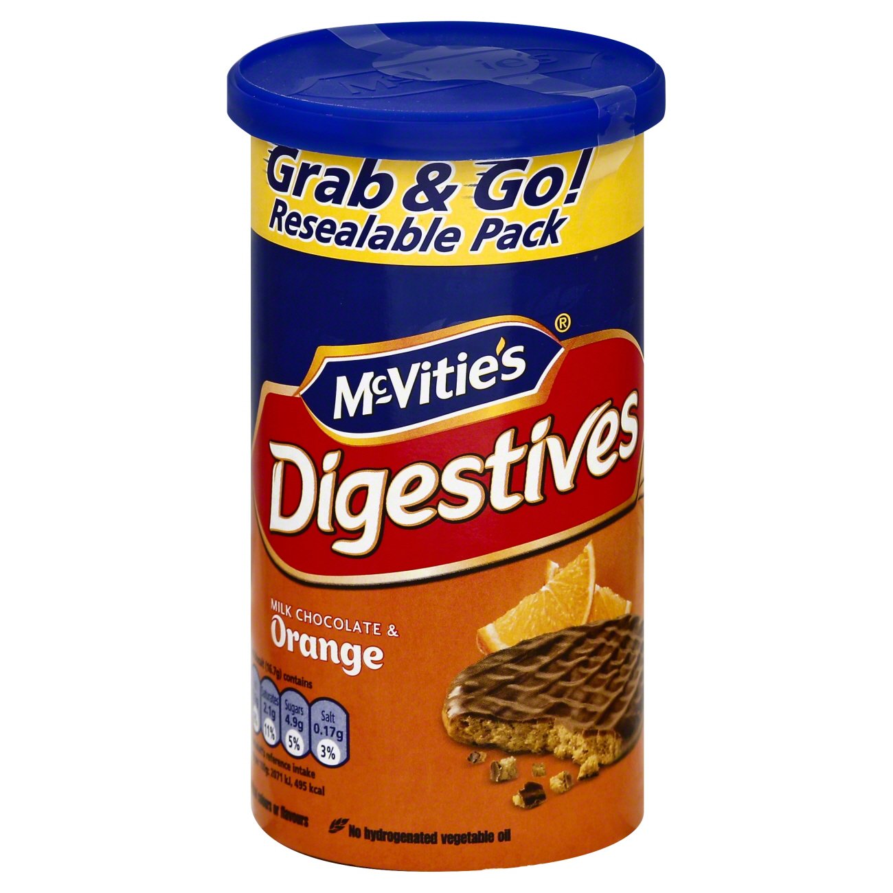 McVitie's Milk Chocolate And Orange Digestives Biscuits - Shop Cookies ...