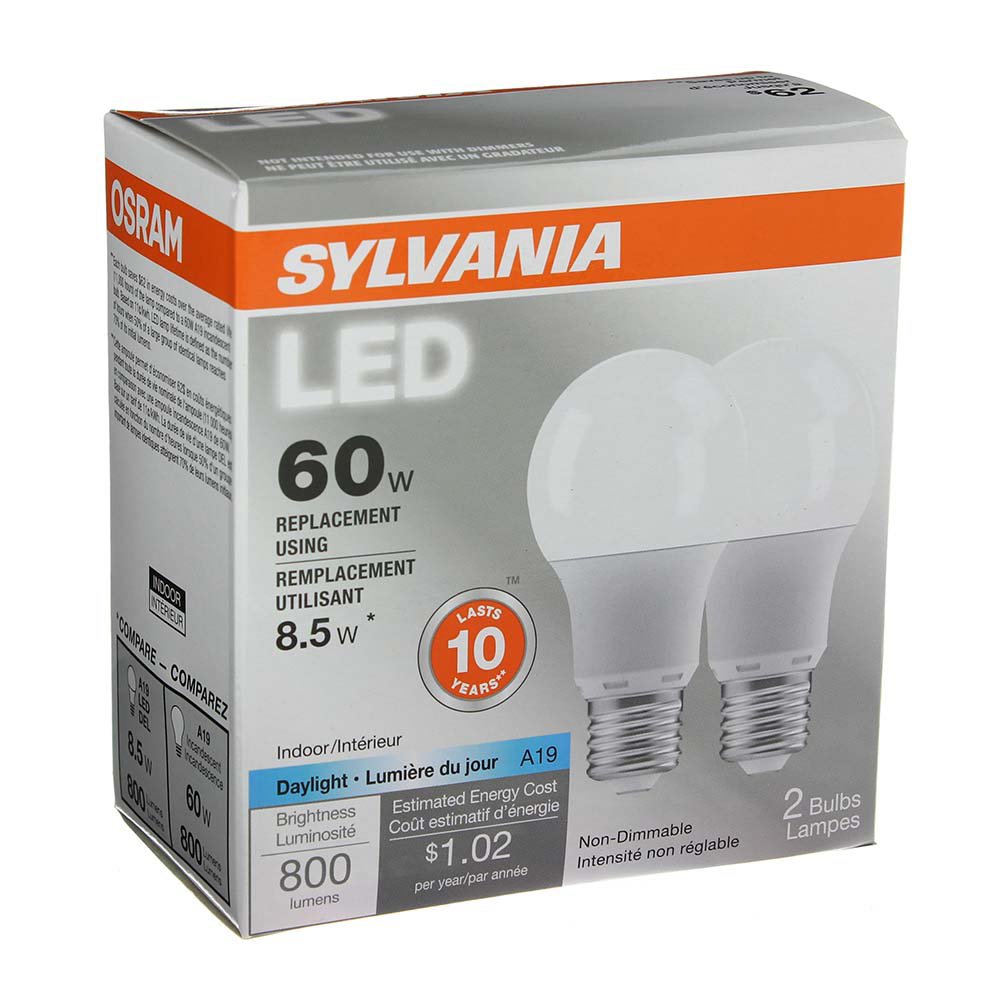 Sylvania Daylight 60 Watt Indoor Led Light Bulbs Shop Light Bulbs At