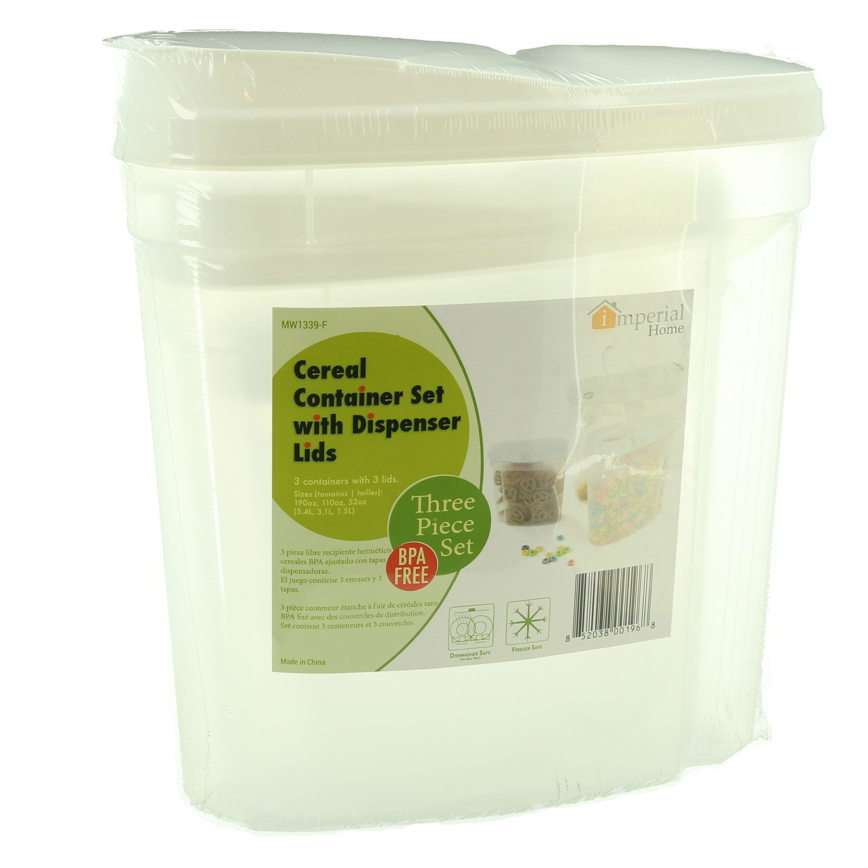 Micro World Cereal Container Set with Dispenser Lids Shop Containers