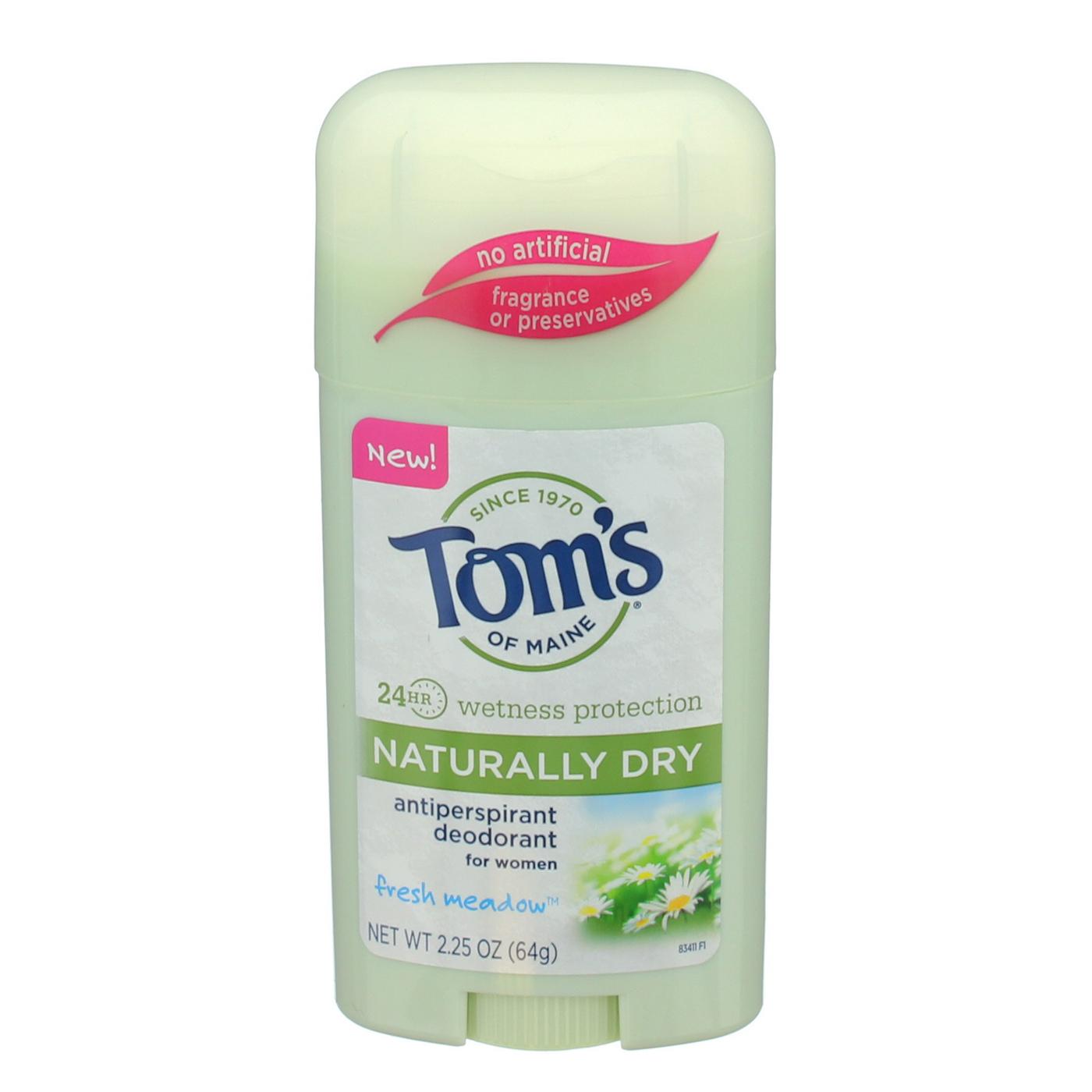 Tom's of Maine Naturally Dry Antiperspirant Stick, Fresh Meadow; image 1 of 2