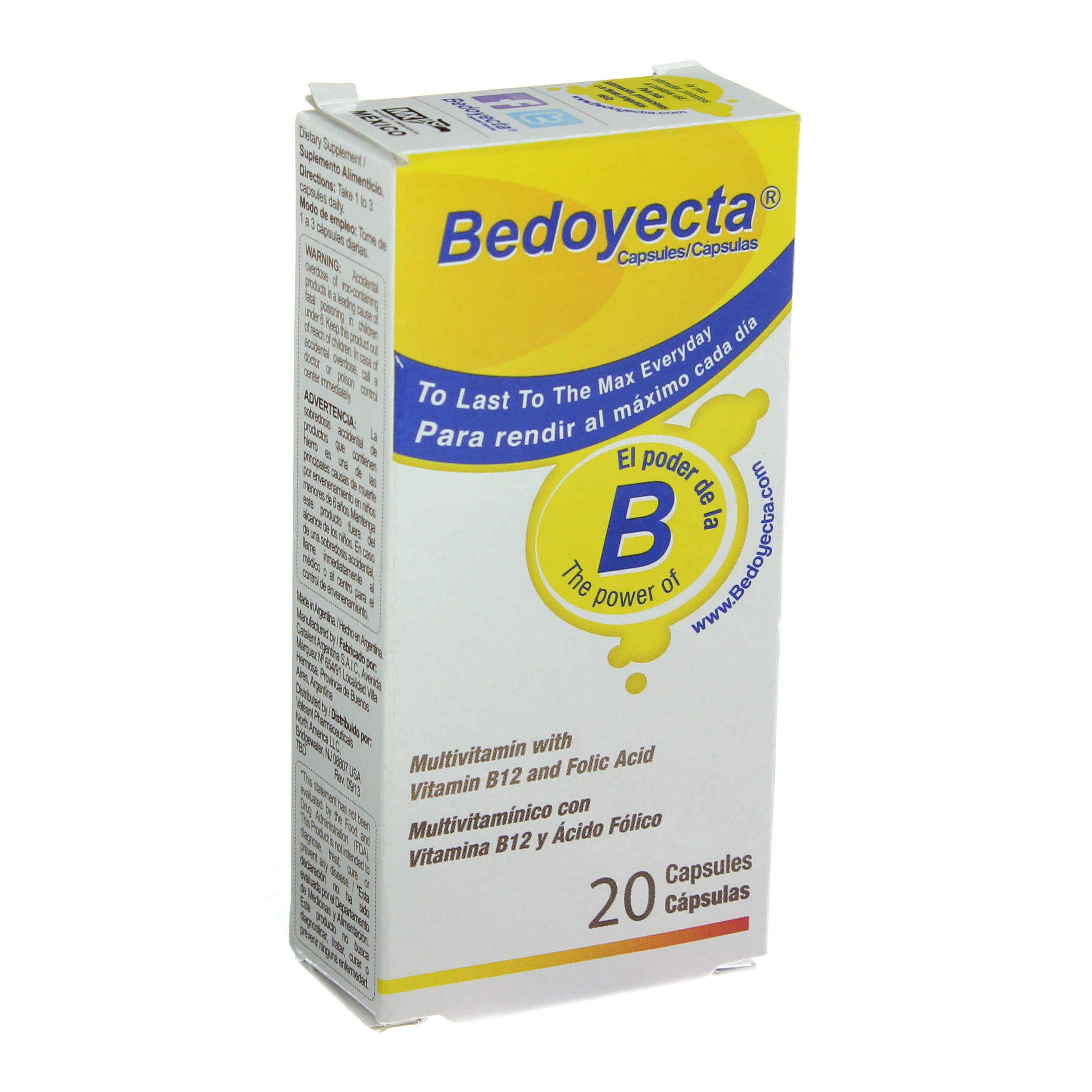 Bedoyecta Multi Vitamin With B12 & Folic Acid - Shop Vitamins ...