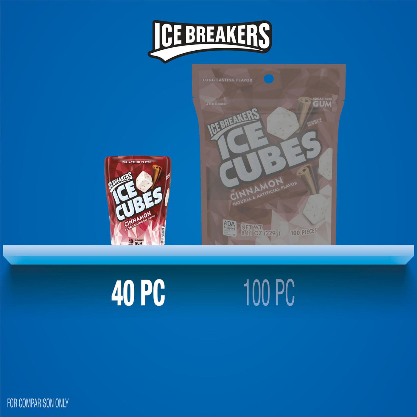Ice Breakers Ice Cubes Cinnamon Sugar Free Chewing Gum Bottle; image 2 of 7