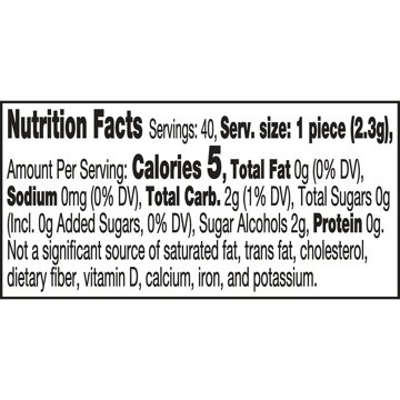 Ice Breakers Ice Cubes Cinnamon Sugar Free Chewing Gum, 40 pc