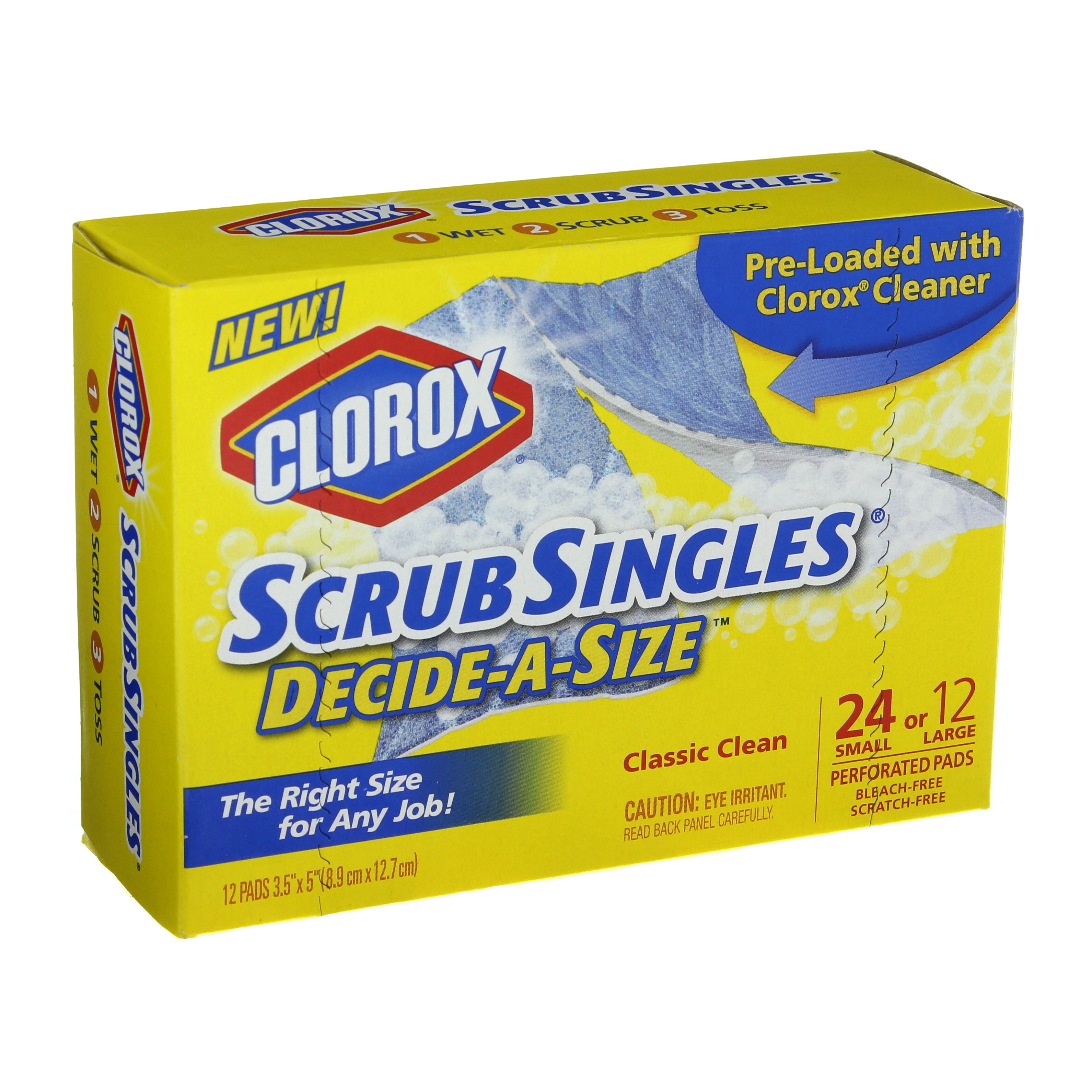 Clorox Scrub Singles Decide-A- Size Classic Clean - Shop Cleaning 