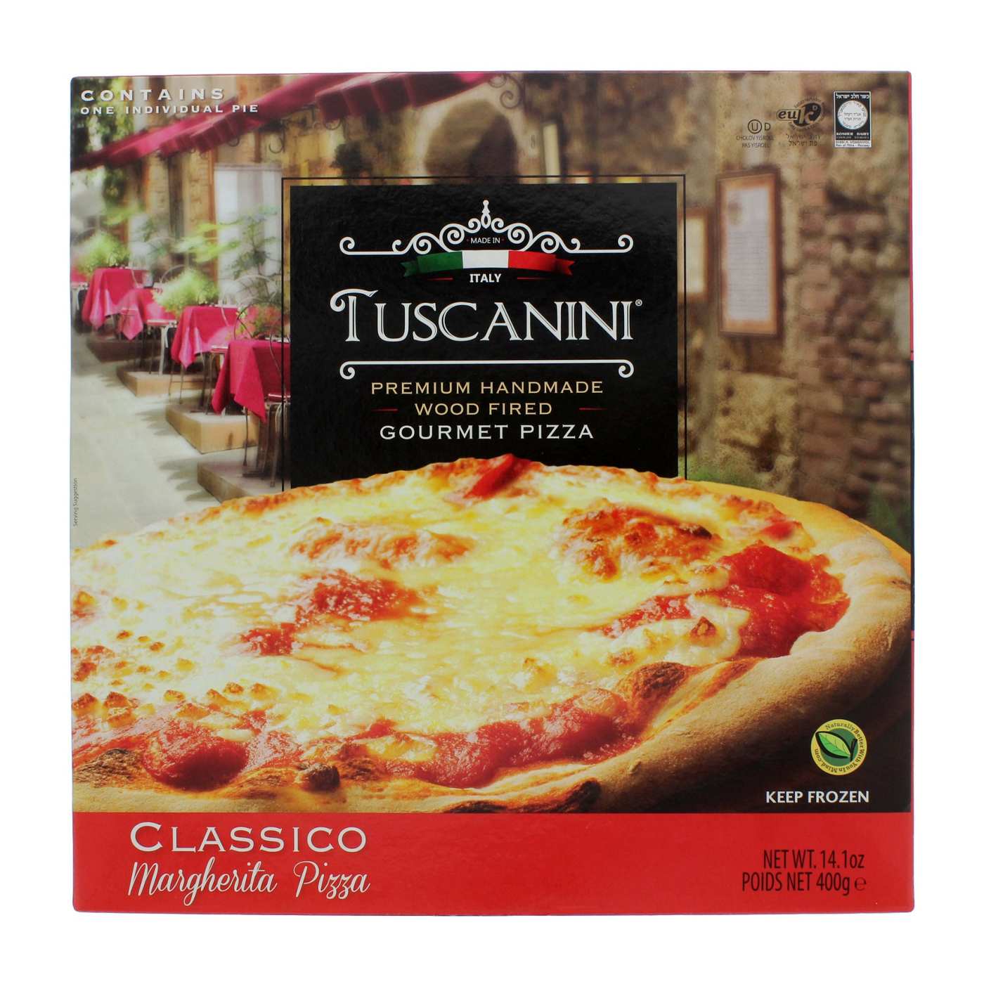 Tuscanini Kosher Classico Margherita Gourmet Pizza; image 1 of 2