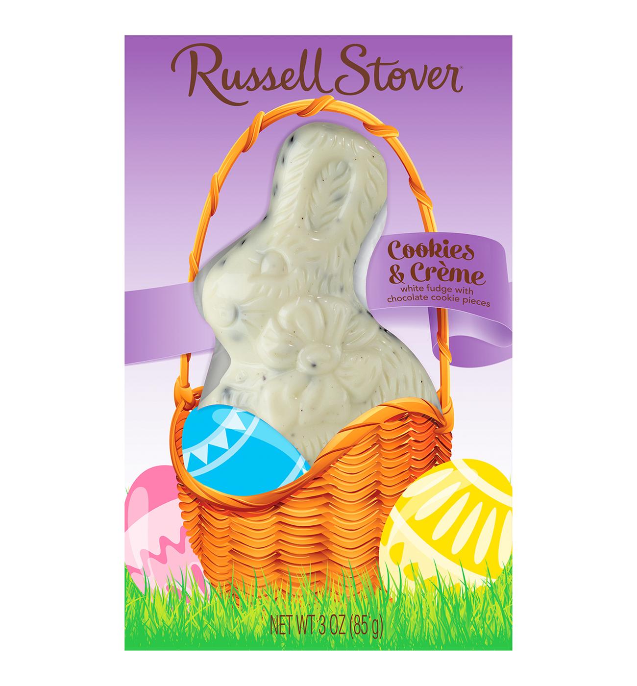 Russell Stover Cookies 'n Creme Bunny Easter Candy; image 1 of 2