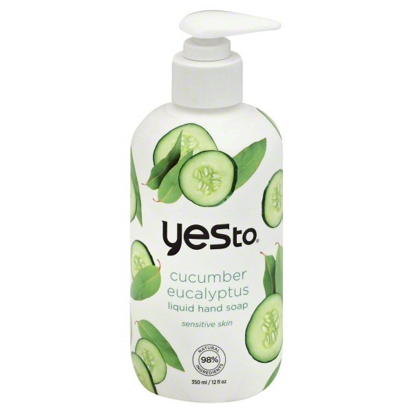 Yes to Cucumber Eucalyptus Liquid Hand Soap Shop Cleansers & Soaps at