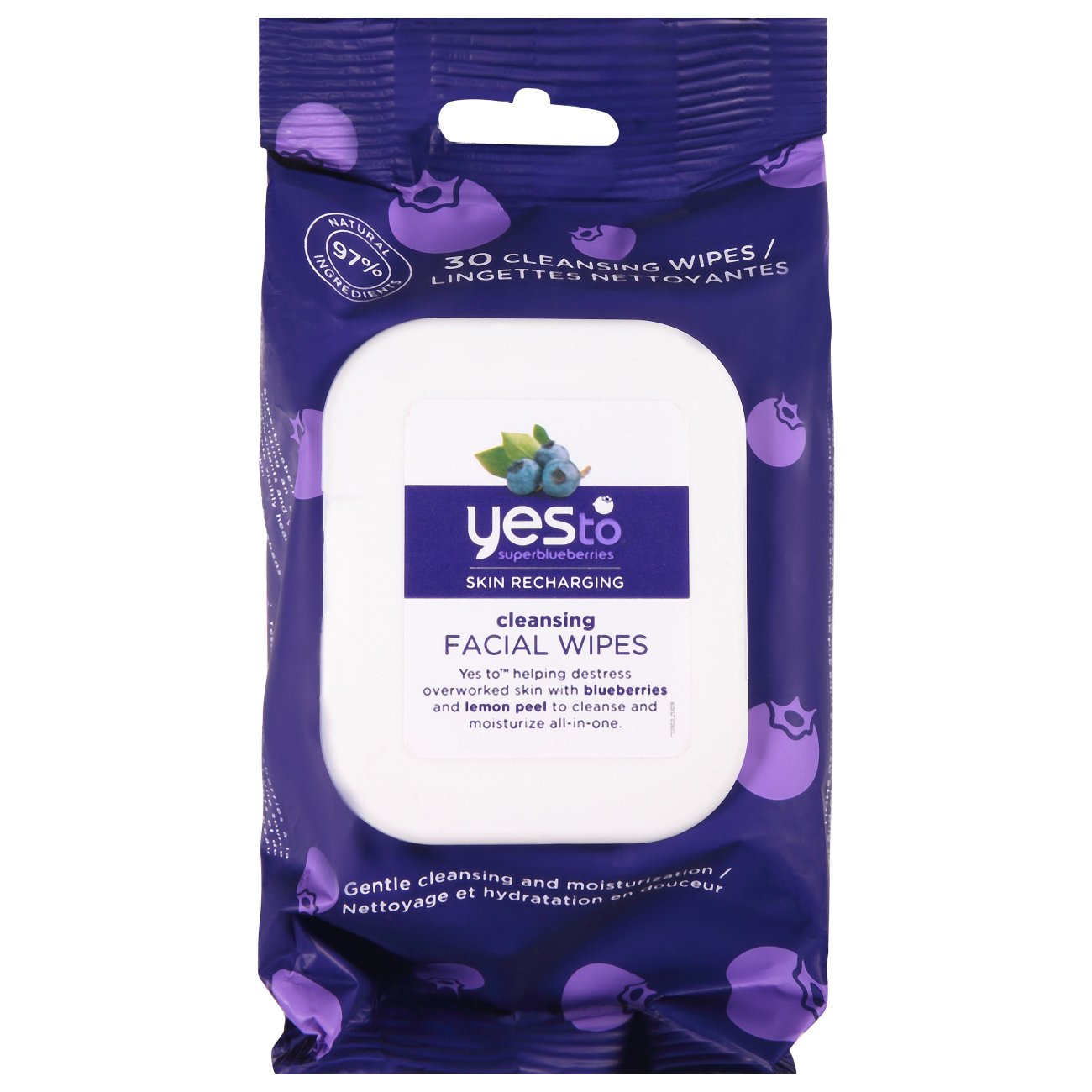 Yes to Blueberry Cleansing Facial Wipes Shop Facial Cleansers