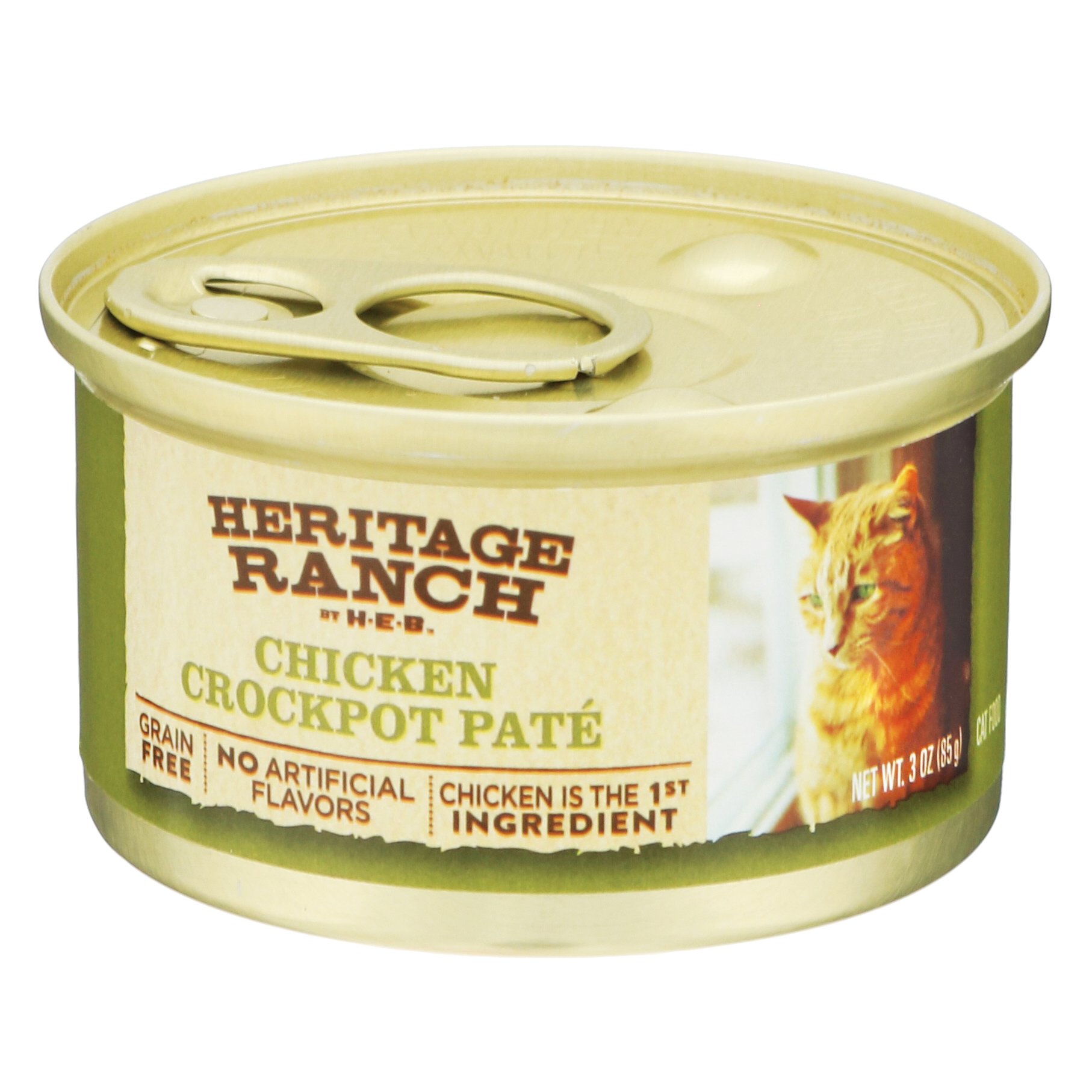 Heritage Ranch by H E B Grain Free Wet Cat Food Chicken Crockpot Pate