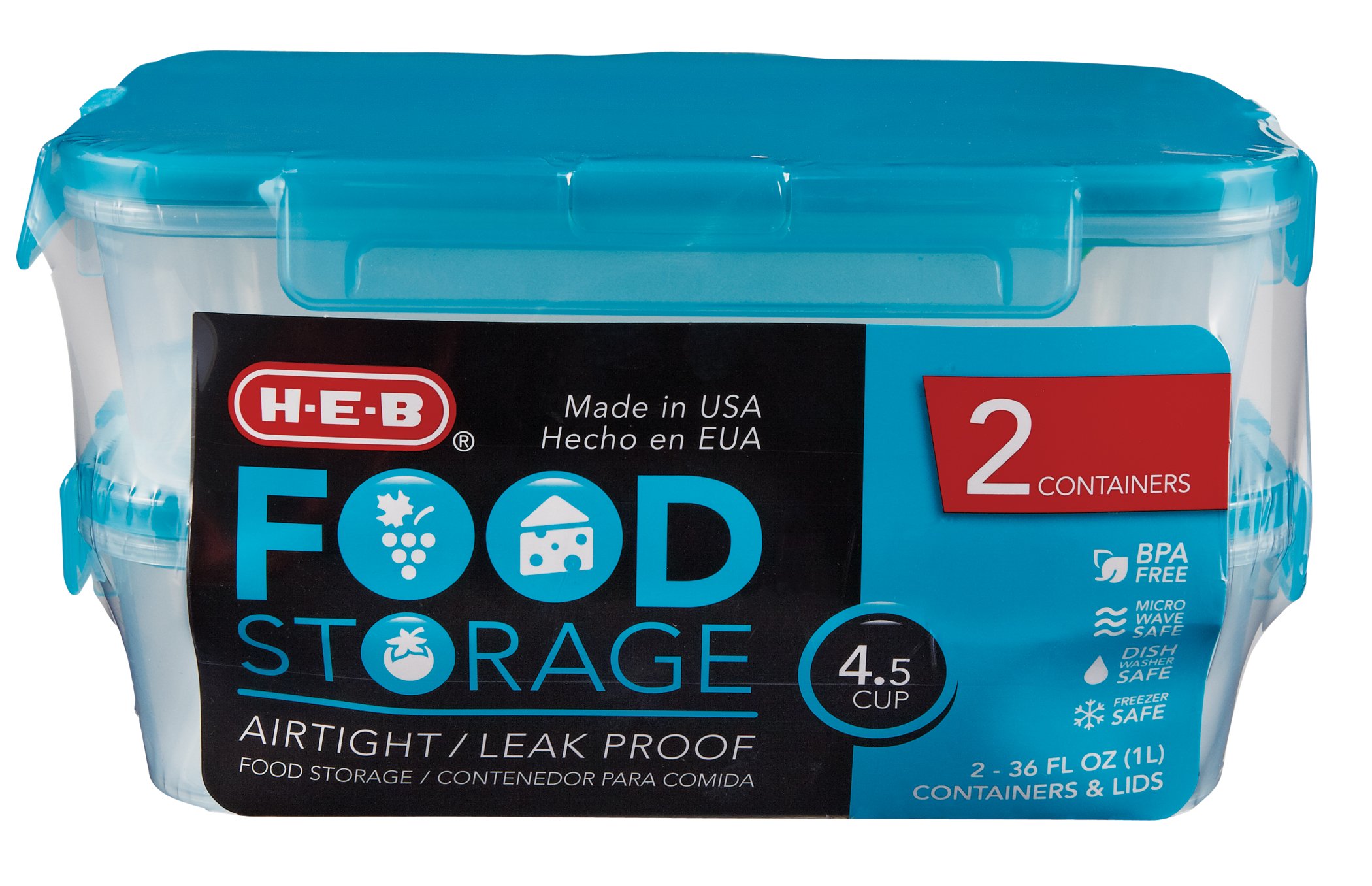 HEB Food Storage Teal Value Pack Shop Food storage at HEB