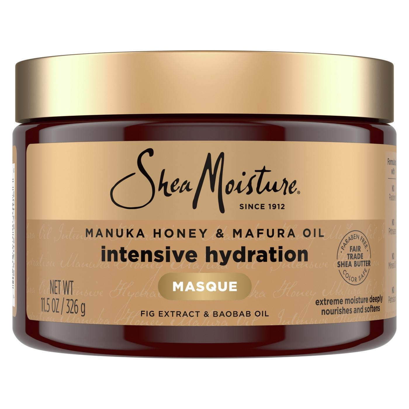 SheaMoisture Manuka Honey and Mafura Oil Intensive Hydration Hair Mask ...