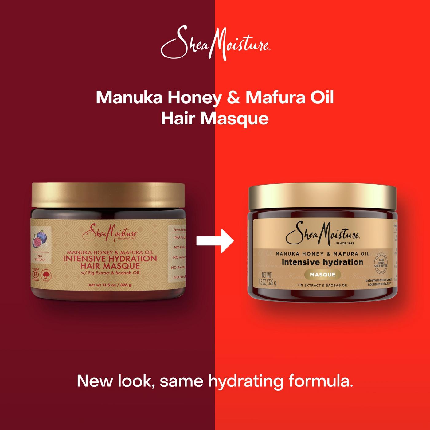 SheaMoisture Manuka Honey and Mafura Oil Intensive Hydration Hair Mask ...