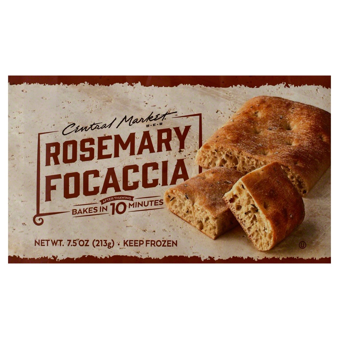 Central Market Rosemary Focaccia Shop Bread & Baked Goods at HEB