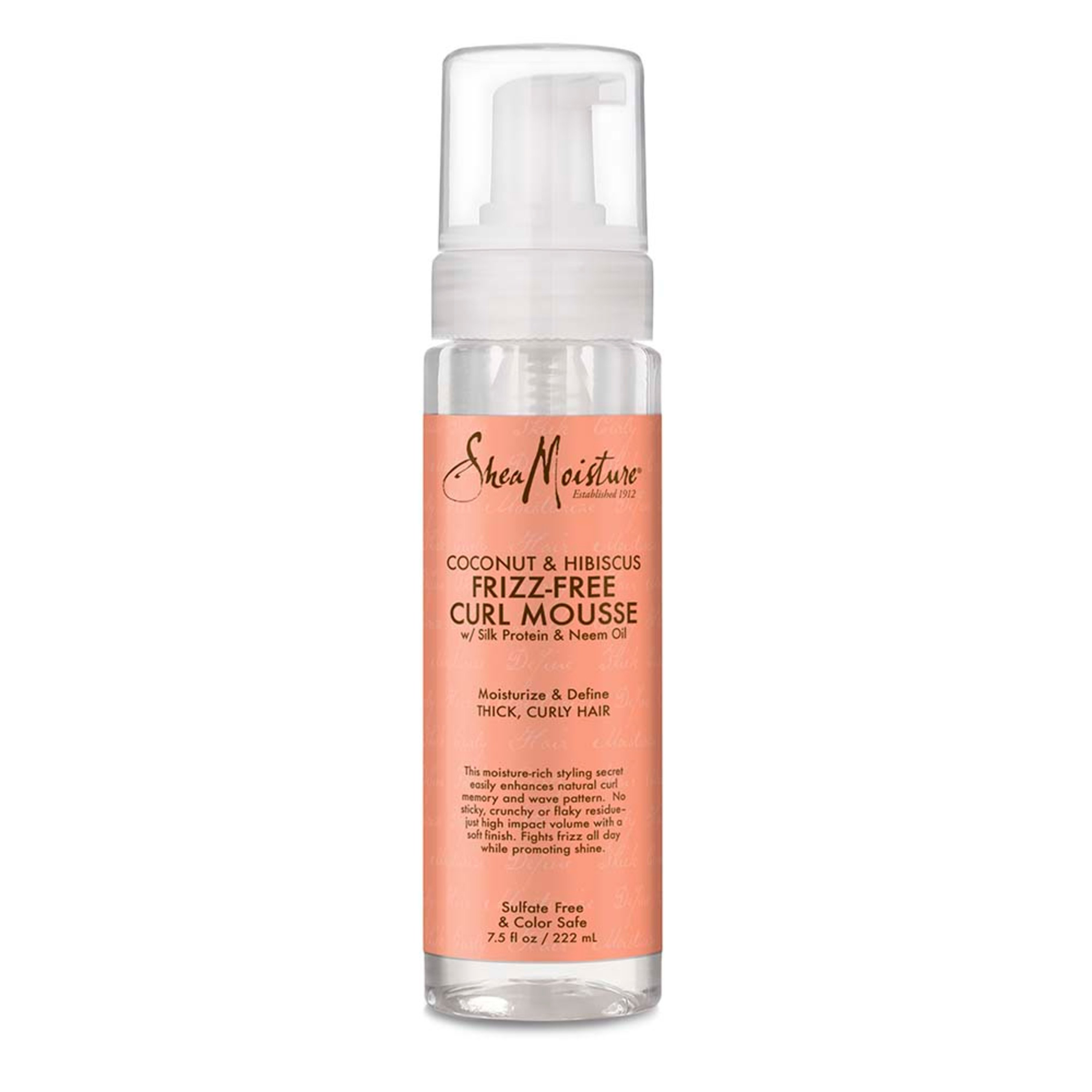 SheaMoisture Coconut & Hibiscus Frizz-Free Curl Mousse - Shop Hair Care at  H-E-B