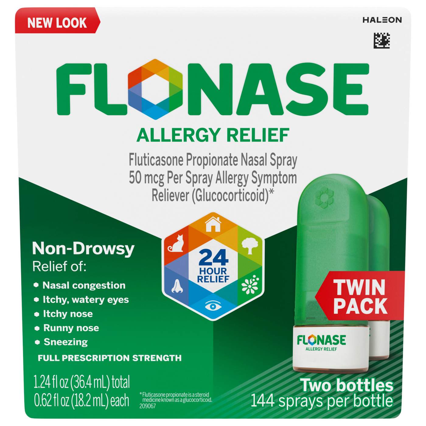 Flonase 24 Hour Allergy Relief Nasal Spray; image 1 of 7