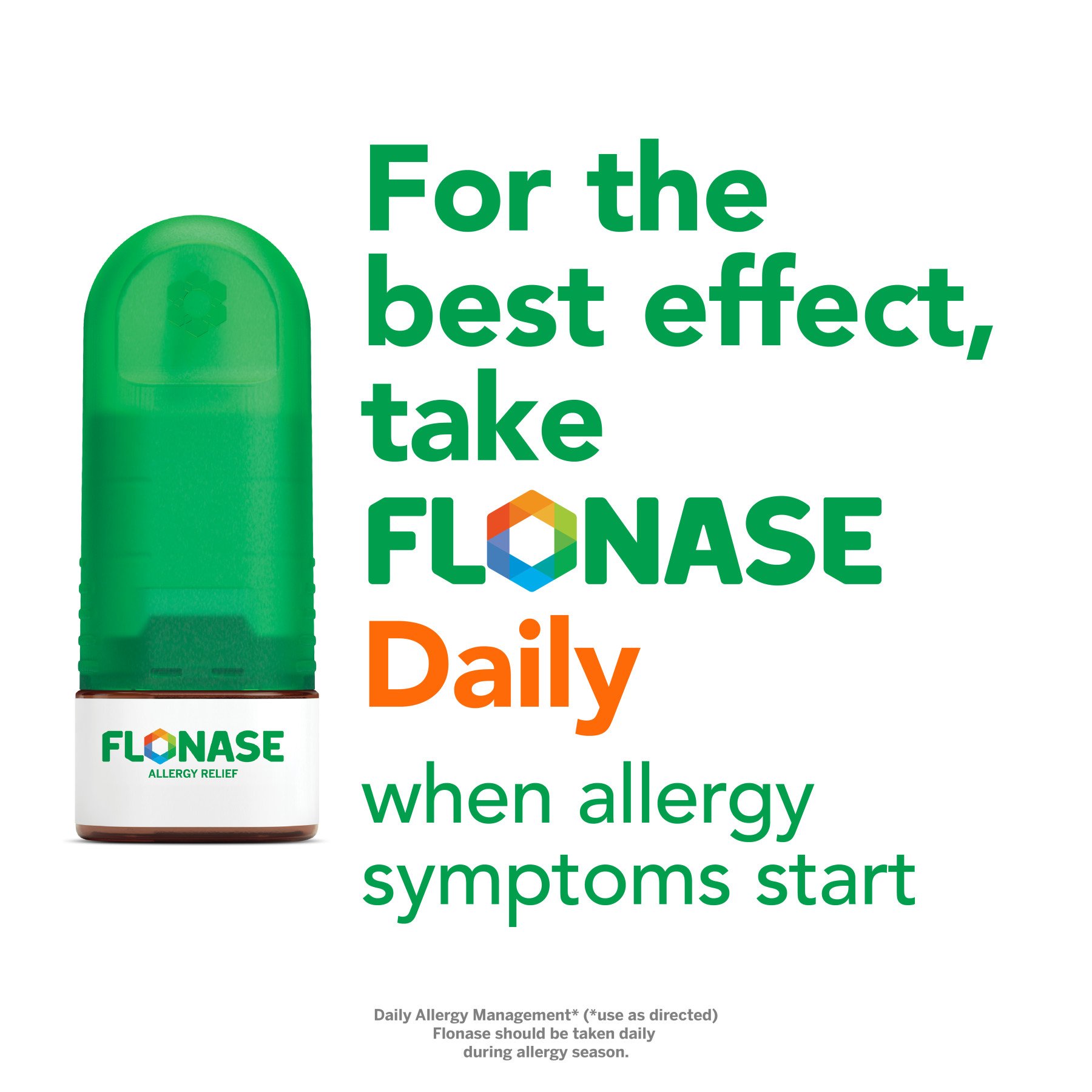 Flonase 24 Hour Allergy Relief Nasal Spray Shop Sinus Allergy At H E B   001952872 4