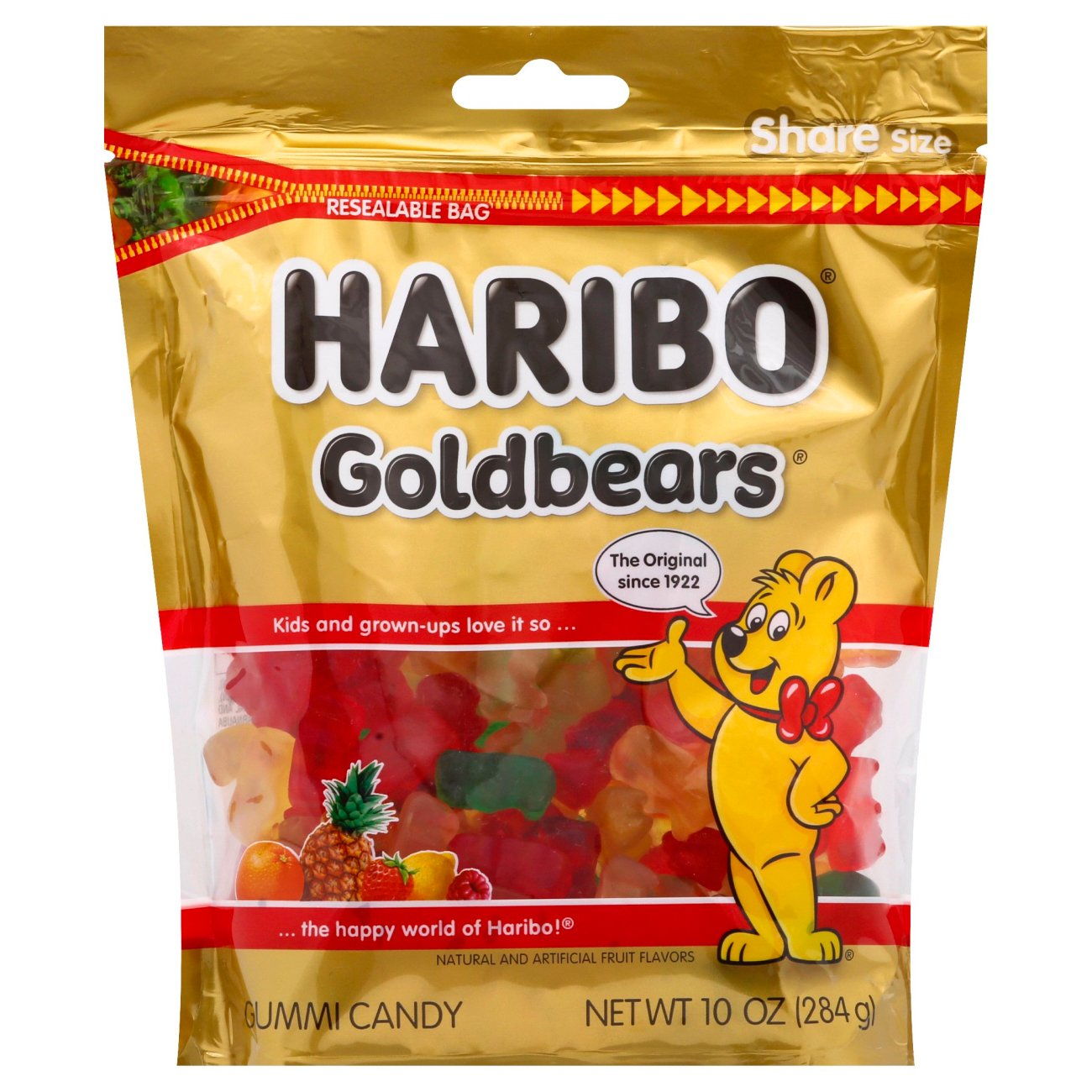 Haribo Gold Bears Stand Up Bag - Shop Candy at H-E-B