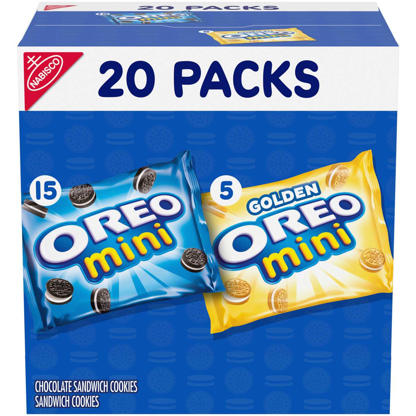 OREO Mini Mix Sandwich Cookies Variety Snack Packs; image 1 of 10