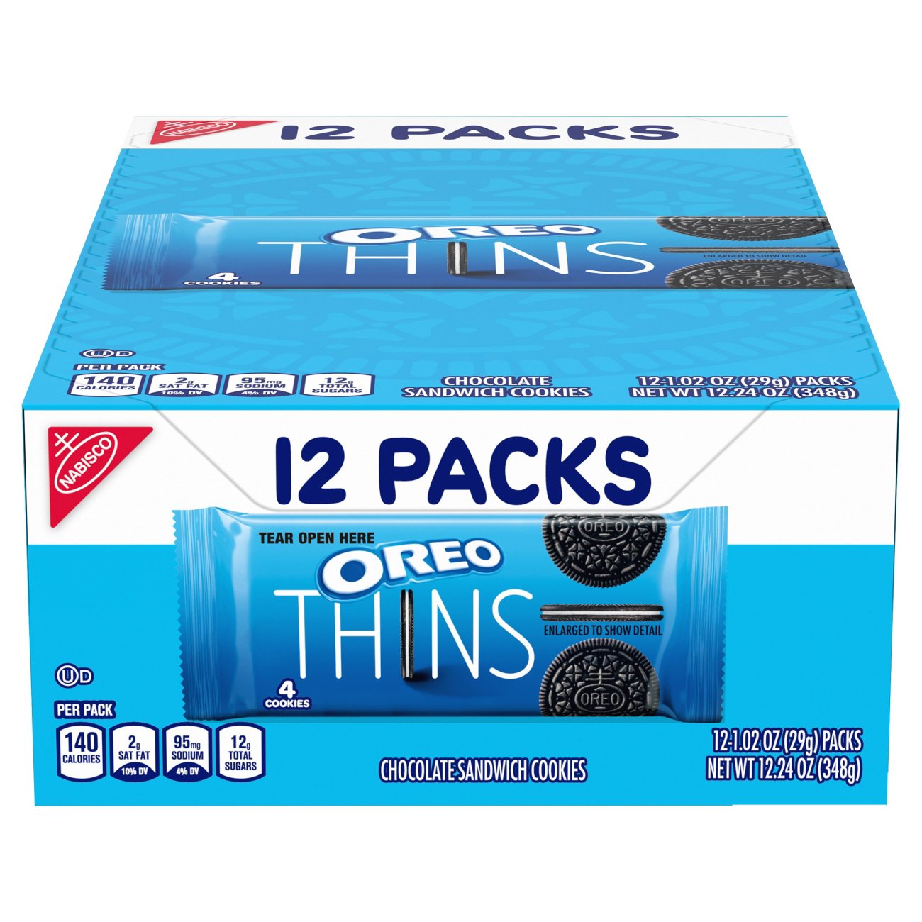 Nabisco Oreo Thins Sandwich Cookies Multipack Shop Cookies at HEB