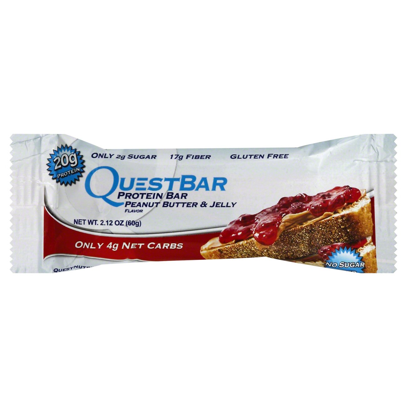 Quest 20g Protein Bar Peanut Butter & Jelly Shop Granola & Snack Bars at HEB