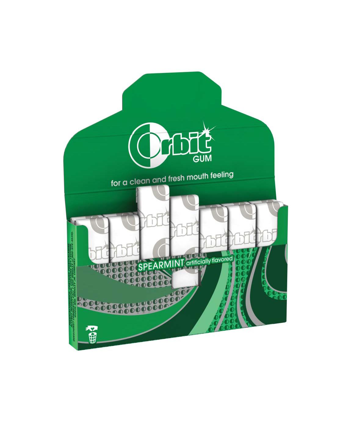 Orbit Sugar Free Chewing Gum Value Pack - Spearmint, 8 Pk; image 3 of 5