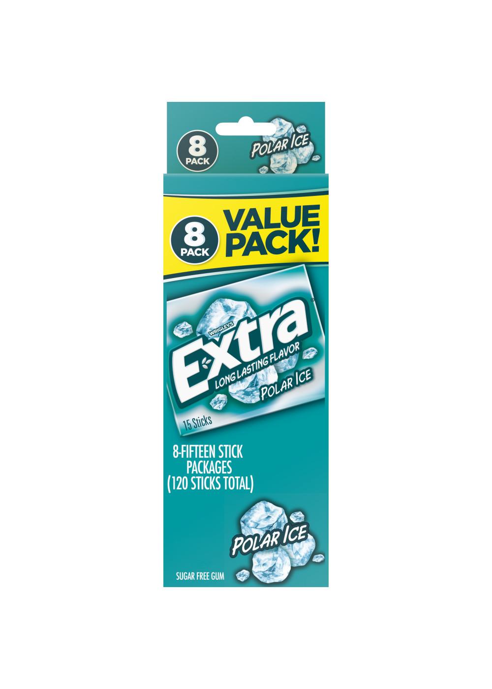 Extra Polar Ice Sugar Free Chewing Gum - Value Pack, 8 pk; image 1 of 6